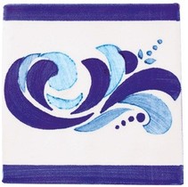 Cevica Provenza Dec. Alicante Azul №2 (Blanco)